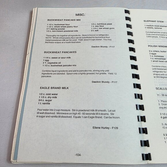 Vintage 1989 Employee Cookbook Smiths Industries Grand Rapids Michigan - Picture 13 of 15